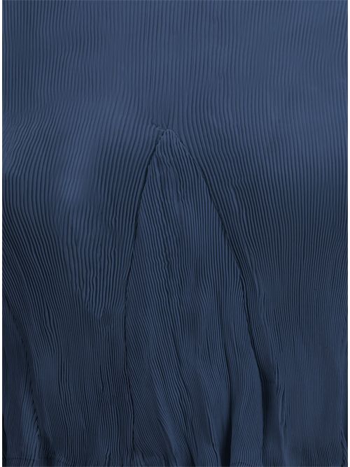 Gongdid wavy crop top navy Gongdid design | GD172NAVY